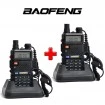 Комплект 2 броя професионални радиостанции Baofeng UV-5R Dual Band