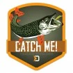 Самозалепващ стикер Delphin CATCH ME - Щука