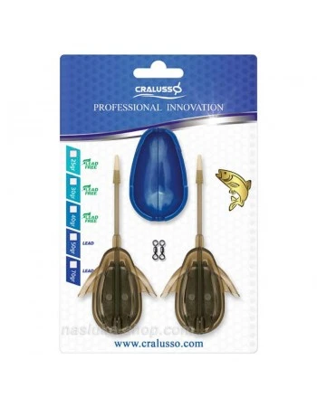Комплект метод фидер хранилки с преса Cralusso Double Chance Method Mould Set - 3410