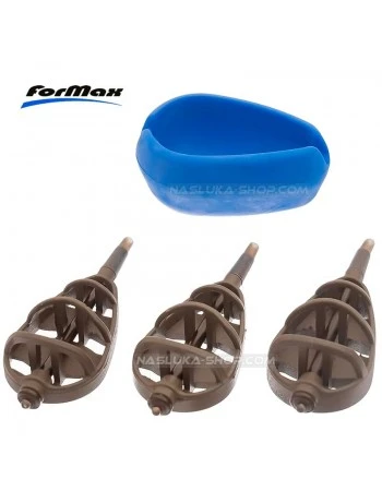 Комплект метод фидер хранилки Formax Elegance Method Feeder 3+1 - 25, 35, 45г