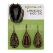 Комплект метод фидер хранилки с преса Korum Camo Feeder Pack - 30г