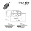 Метод фидер хранилка Life Orange Hand Flat Method