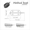 Метод фидер хранилка Life Orange Method Boat Feeder