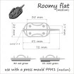 Метод фидер хранилка Life Orange Roomy Flat Method
