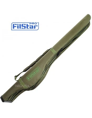 Троен твърд калъф за шарански въдици Filstar KK 9-17 - 1.90м