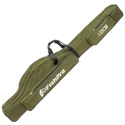 Двоен калъф за въдици FishPro Green