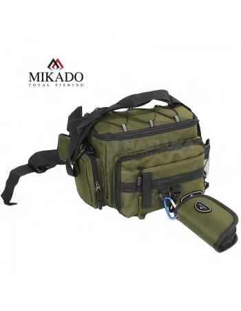 Риболовен сак с класьор за примамки Mikado UWD-BLG-S