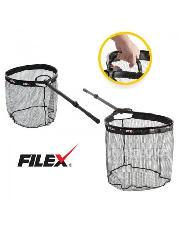 Кеп с гумирана мрежа Filex Power Landing Net
