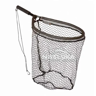 Плаващ спининг кеп Savage Gear Pro Folding Rubber Large Mesh Net, L, 65х50 см