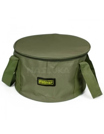 Сгъваем футер с дръжки и капак FilStar Fishing Feeder Container Round Cover