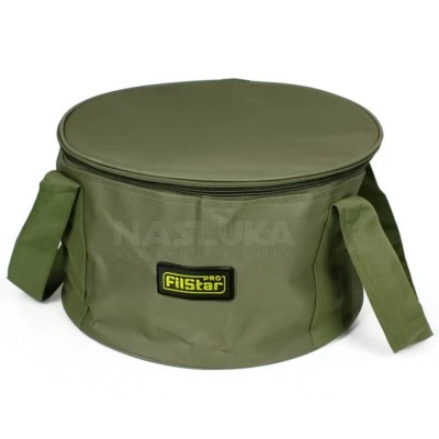 Сгъваем футер с дръжки и капак FilStar Fishing Feeder Container Round Cover