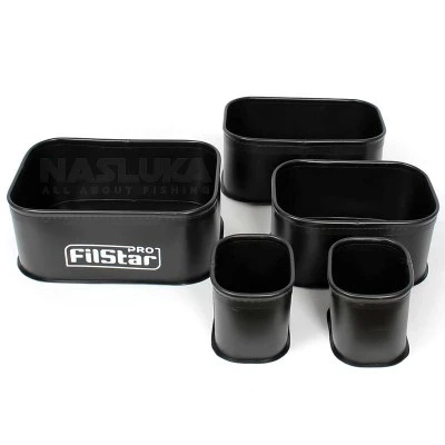 Комплект EVA кутии за захранка и стръв FilStar Bait Set, Black