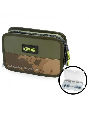 Класьор с кутия за блесни FilStar Desert Green