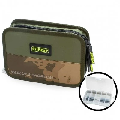 Класьор с кутия за блесни FilStar Desert Green