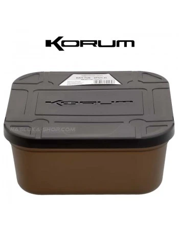 Кутия за стръв с капак Korum Bait Tub 2PT- 1.2л