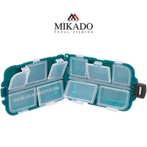 Двойна кутия за риболовни аксесоари Mikado ABM 003 Двойна кутия за риболовни аксесоари Mikado ABM 003