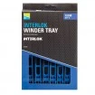 Тава с 6 бр. совалки за монтажи Preston Interlok Winder Tray - 18 см