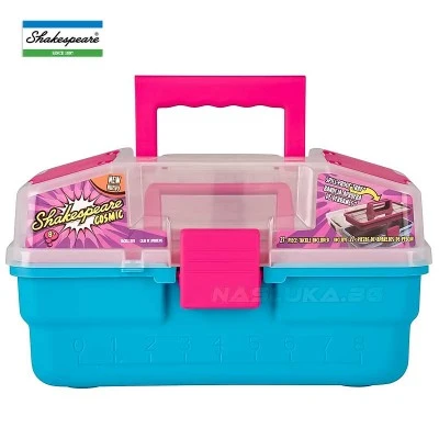 Куфар с риболовни принадлежности Shakespeare Cosmic Tackle Box - Pink