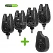 Комплект сигнализатори за шаран Carp Pro D-Carp WT Bite Alarm Set 4+1