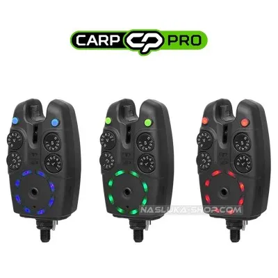 Комплект шарански сигнализатори с централа Carp Pro Ram XD 3+1