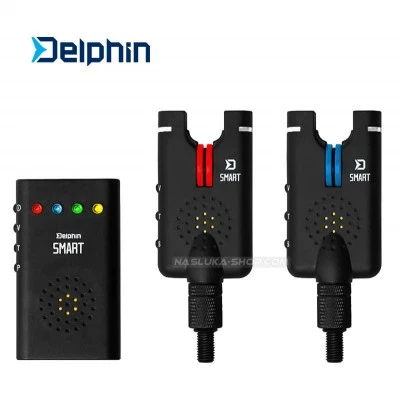 Комплект сигнализатори за риболов на шаран Delphin Smart 2+1