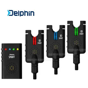 Комплект сигнализатори за риболов на шаран Delphin Smart 3+1 Комплект сигнализатори за риболов на шаран Delphin Smart 3+1