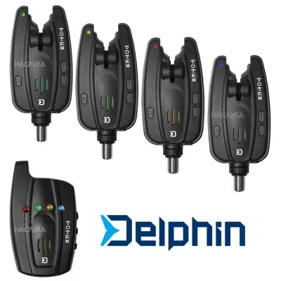 Комплект сигнализатори за шарански риболов Delphin Totem 4+1