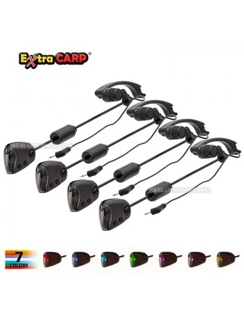 Комплект от 4 бр. светещи обтегачи Extra Carp EXC Ultron - 7 цвята