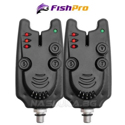 Комплект от 2 сигнализатора FishPro Leader