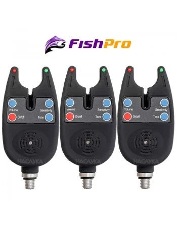 Комплект от 3 сигнализатора FishPro Level 1