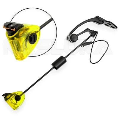 Eлектронен обтегач с твърдо рамо FishPro Illuminated SwingArm MCX N004, Жълт