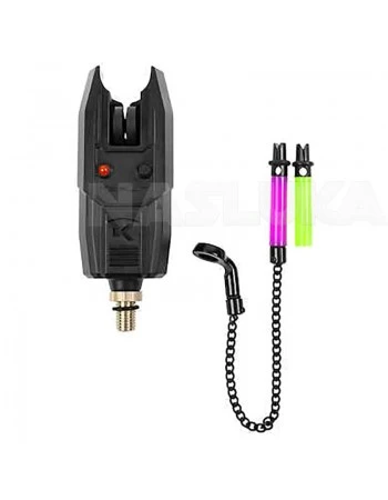Сет от сигнализатор и обтегач за риболов на шаран Korum KBI Bite Alarm & Indicator