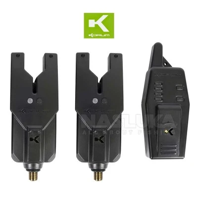 Комплект сигнализатори за шаран Korum KRI 2 Rod Remote Alarm Set