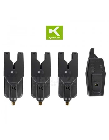 Комплект сигнализатори за шаран Korum KRI 3 Rod Remote Alarm Set