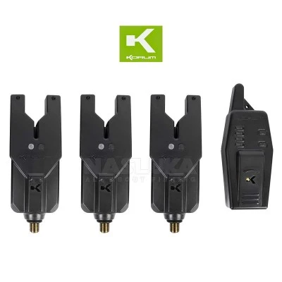 Комплект сигнализатори за шаран Korum KRI 3 Rod Remote Alarm Set