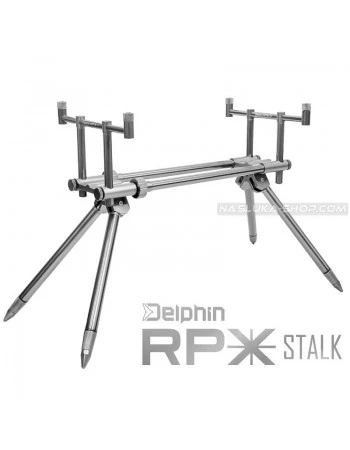 Алуминиева стойка за шарански риболов Delphin Rodpod RPX Stalk Silver