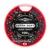 Тежести за плувка в кутия Mikado Extra Soft Lead Shot - 0.20-1.00г  - 100г