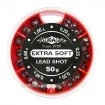Тежести за плувка в кутия Mikado Extra Soft Lead Shot - 50г
