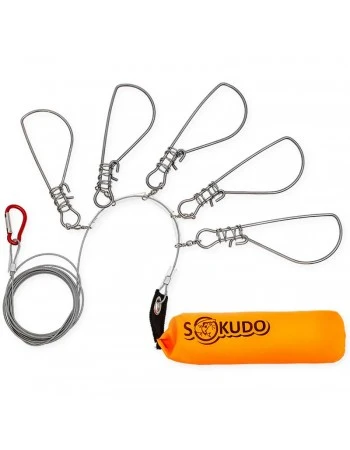 Кукан с поплавък Sokudo Fish Lock 2409