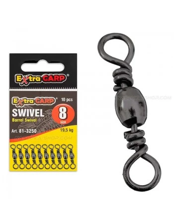 Вирбели Extra Carp Barrel Swivel - 10 бр.
