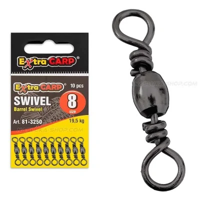 Вирбели Extra Carp Barrel Swivel - 10 бр.