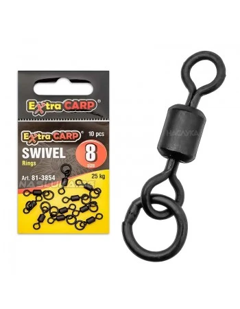 Вирбели с ринг Extra Carp Swivel Ring - 3854 - 10 бр.