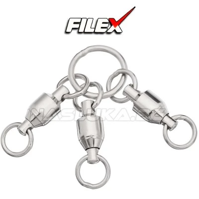 Троен вирбел Filex Break 3 Link Power Swivel - 90кг