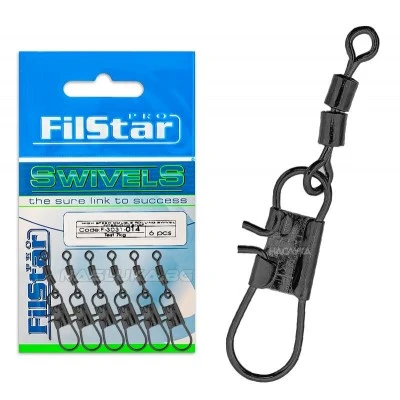 Двойни вирбели с карабина FilStar F3031 - 6 бр.