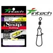 Вирбели с карабинка Intech Quick Lock Snap  Rolling - Matt Black - 10 бр.