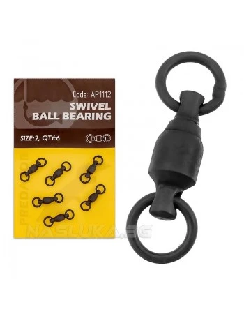 Ролкови вирбели Life Orange Swivel Ball Bearing - 6 бр.