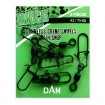 Вирбели с карабина за сом Madcat Stainless Crane Swivels with Snap