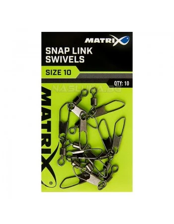 Вирбели с карабина Matrix Snap Link Swivels - 10 бр.