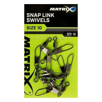 Вирбели с карабина Matrix Snap Link Swivels - 10 бр.