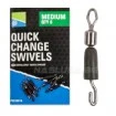 Вирбели - бързи връзки Preston Innovation Quick Change Swivels - 8 бр.
